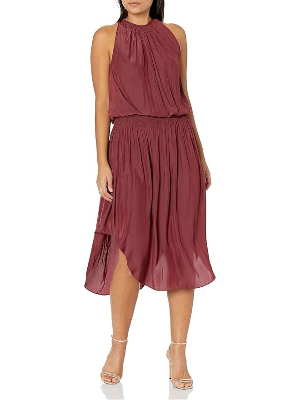 RAMY BROOK Smocked Midi Dress